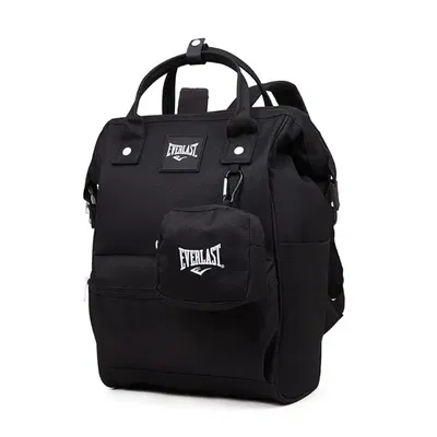 MOCHILA EVERLASTCON MONEDERO NEGRO