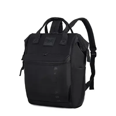 MOCHILA EVERLAST BOCA DE PEZ  NEGRO 