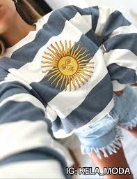 Buzo Sol de Mayo rayado