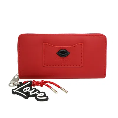 Billetera Las Oreiro  ROJO  + LLAVERO