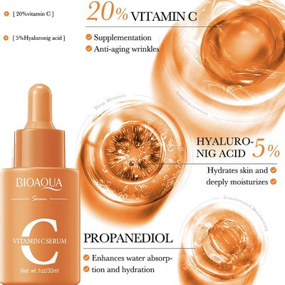 Serum Facial Bioaqua con Vitamina C