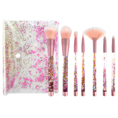 BROCHAS DE GLITTER CON ESTUCHE DE REGALO