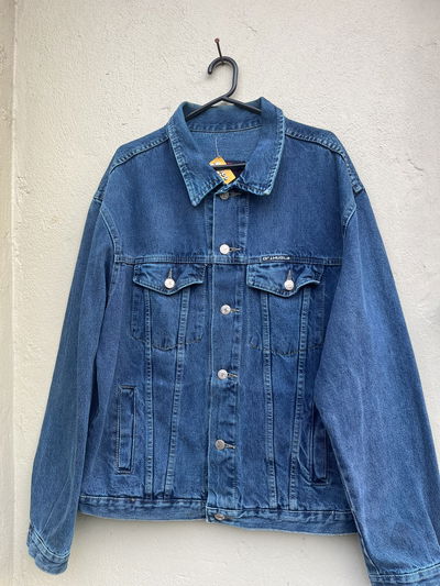 Campera Denim Petroleo