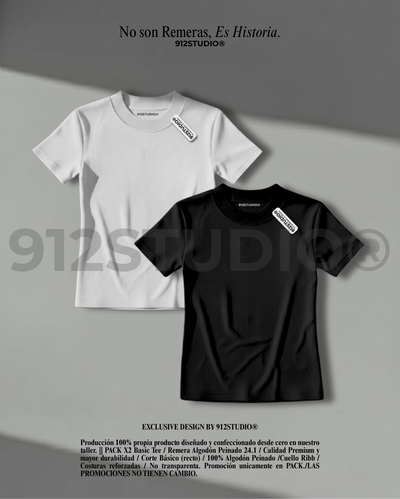 PACK #001 - BÁSICA LISA (SIN ESTAMPAS)