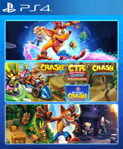 CRASH BANDICOOT CRASHIVERSARY BUNDLE PS4