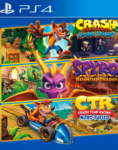 CRASH + SPYRO TRIPLE PLAY BUNDLE PS4