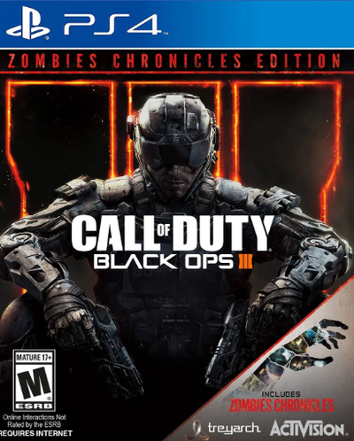 CALL OF DUTY BLACK OPS III ZOMBIES CHRONICLES EDITION CUENTA PS4
