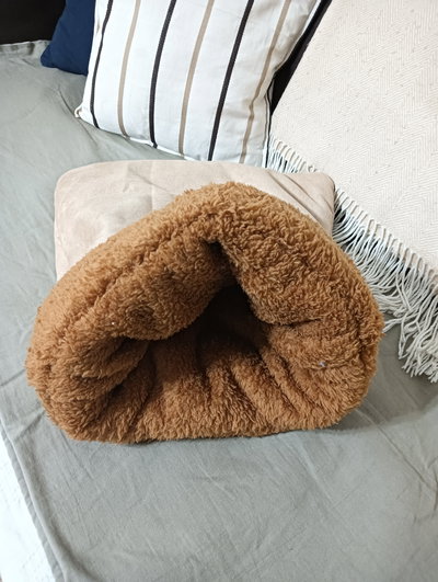 Saco Cama para Gatos marron