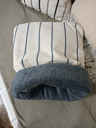 Saco Cama para Gatos Tusor rayado