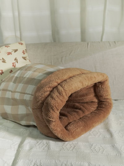 Saco Cama para Gatos cuadrille beige