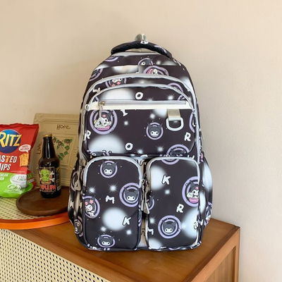 MOCHILA ESCOLAR KUROMI NEGRO JY550