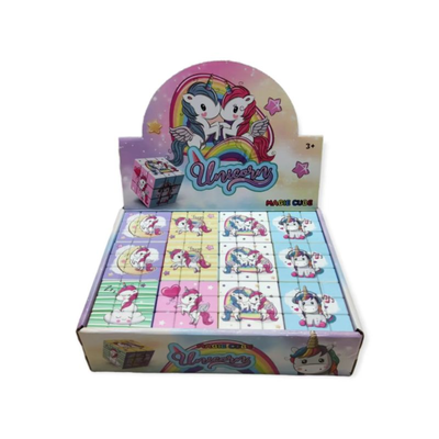 CUBO MÁGICO UNICORNIO 3X3 CAJA X12