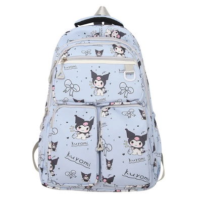 MOCHILA ESCOLAR KUROMI AZUL JY522 