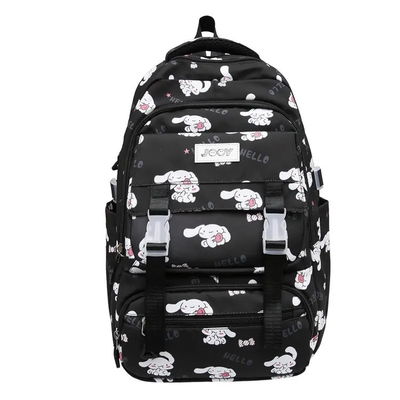 MOCHILA ESCOLAR CINNAMOROLL NEGRO JY573