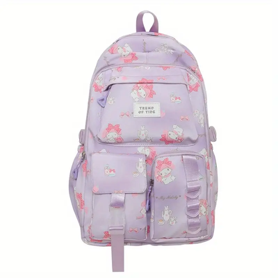 MOCHILA ESCOLAR MY MELODY VIOLETA JY568