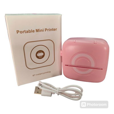 MINI IMPRESORA TERMICA BLUETOOTH ROSA