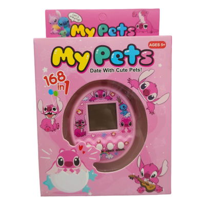 MASCOTA VIRTUAL TAMAGOTCHI STITCH ROSA