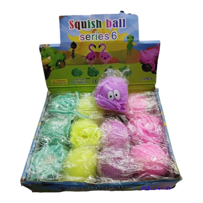 SQUISHY ANTI STRESS PULPO CAJA X12