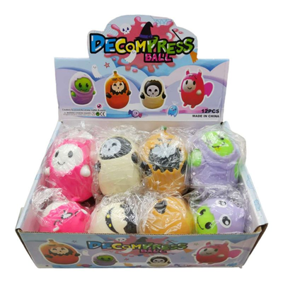 SQUISHY ANTI STRESS DECOMPRESS BALL CAJA X12