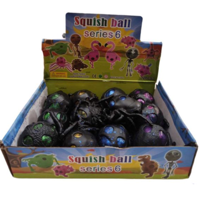 SQUISHY ANTI STRESS ARAÑA CAJA X12