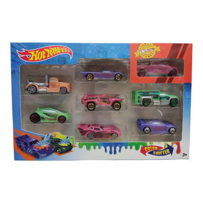 AUTOS SIMIL HOT WHEELS X8 COLOR SHIFTER