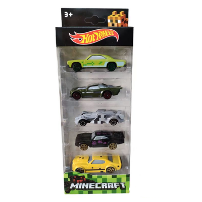 AUTOS SIMIL HOT WHEELS MINECRAFT X5