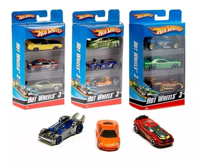 AUTOS SIMIL HOT WHEELS X3