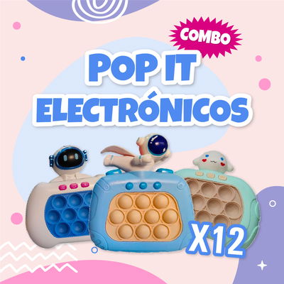 COMBO POPIT ELECTRONICO X 12U CON PILAS