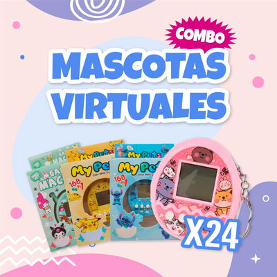 COMBO MASCOTA VIRTUAL TAMAGOTCHI X24U SURTIDAS