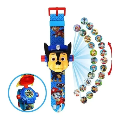 RELOJ PROYECCION INVERTIDA PAW PATROL