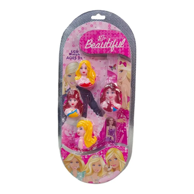 RELOJ TAPA INTERCAMBIABLE BARBIE