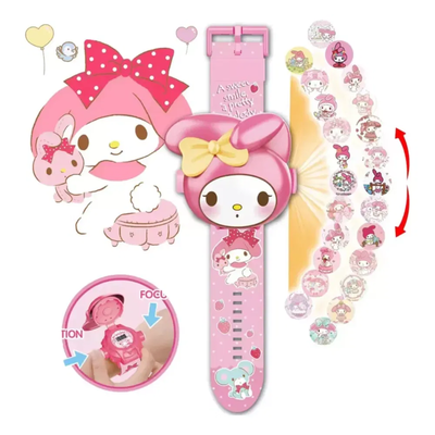 RELOJ PROYECCION INVETIDA MY MELODY