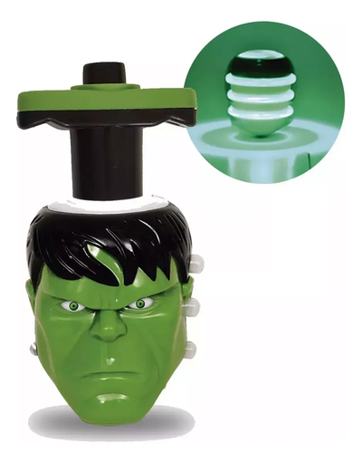 TROMPO LUMINOSO CON SONIDO HULK CAJA X12