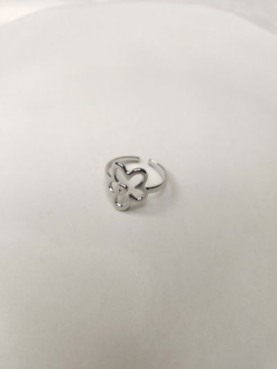 ANILLO FLOWER SILVER