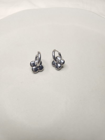 PAR DE AROS FLOWER CHUNKY