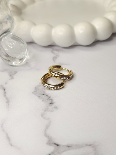 AROS HOOPS GOLD CUBIC