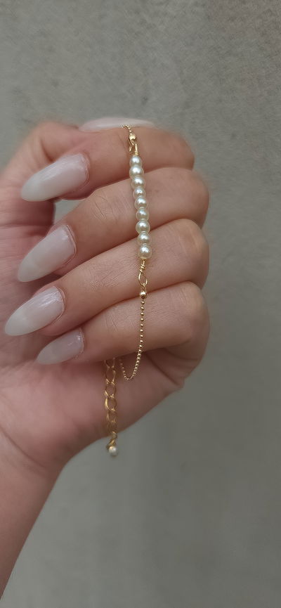Pulsera Laminada PERLAS