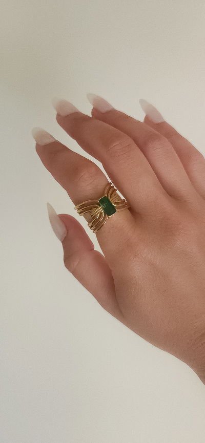 ANILLO KIRLIM ESMERALDA
