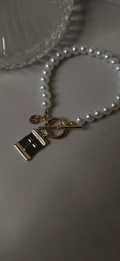 Pulsera Laminada Placa CRUZ