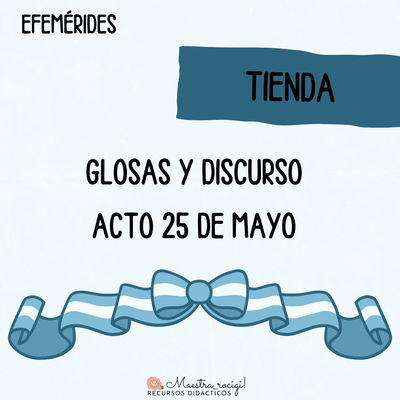 Glosas y discurso. Acto 25 de mayo (pdf y word)