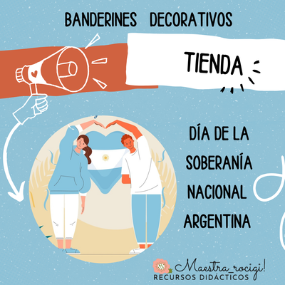 Banderin Día de la Soberanía Nacional Argentina (pdf)