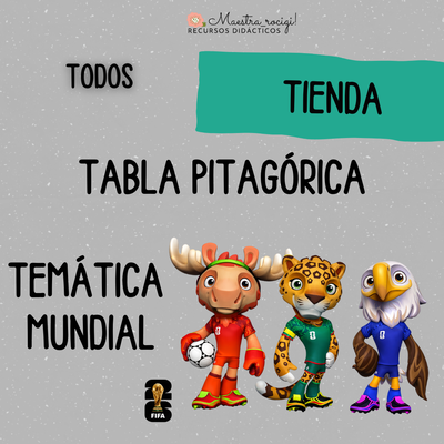 Tabla pitagórica temática MUNDIAL (pdf)