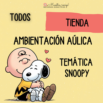 Ambientación aúlica Snoopy (pdf) 