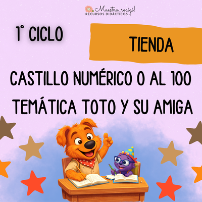Castillo numérico del 0 al 100 TOTO Y LA PULGA(pdf)