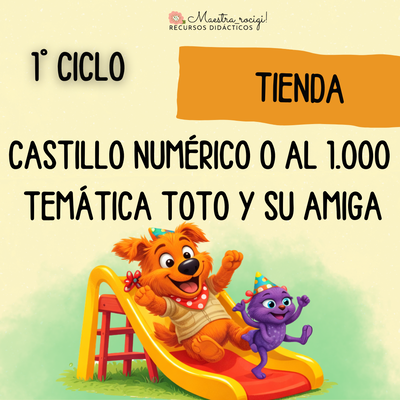 Castillo numérico del 0 al 1000 TOTO Y LA PULGA(pdf)