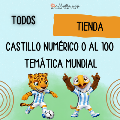 Castillo numérico del 0 al 100 Mundial (pdf)