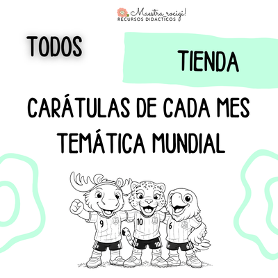 Carátulas meses p/ cuaderno Mundial (pdf)