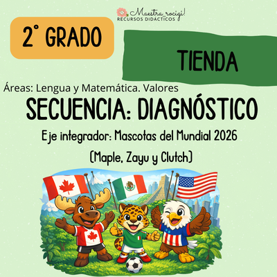 Diagnóstico 2° grado. Eje: mascotas mundial (pdf)