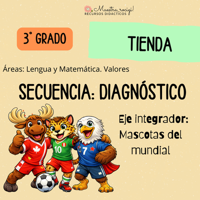 Diagnóstico 3° grado. Eje: mascotas mundial (pdf)