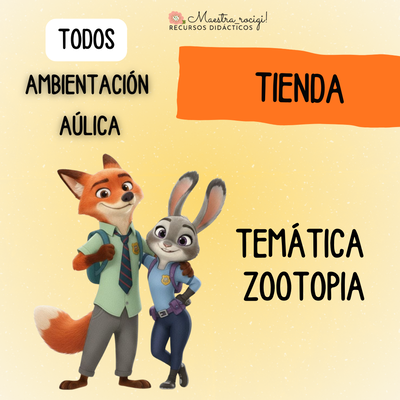 Ambientación aúlica ZOOTOPIA (pdf) 